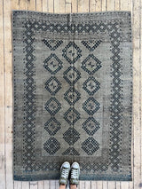 Vintage Persian Area Rug Sustainable Luxury Home Decor