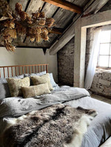 Vintage Rug Lumbar Pillow Sustainable Home Decor at Woven Kin Home