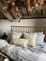 Vintage Rug Lumbar Pillow Sustainable Home Decor at Woven Kin Home