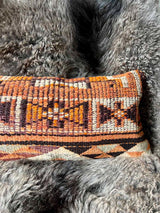Vintage Rug Lumbar Pillow Sustainable Home Decor at Woven Kin Home