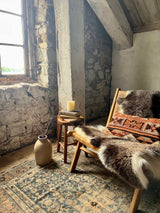 Vintage Rug Lumbar Pillow Sustainable Home Decor at Woven Kin Home