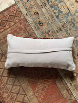 Vintage Rug Lumbar Pillow Sustainable Home Decor at Woven Kin Home