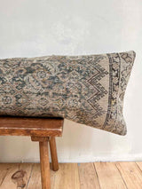 Vintage Rug Pillow Sustainable Home Decor @ Woven Kin Home