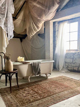 vintage runner rug at Woven Kin Home