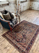 Vintage Persian Area Rug Sustainable Luxury Home Decor