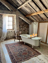 Vintage Persian Area Rug Sustainable Luxury Home Decor