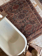 Vintage Persian Area Rug Sustainable Luxury Home Decor