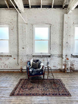 Vintage Persian Area Rug Sustainable Luxury Home Decor