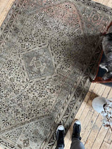 Vintage Persian Area Rug Sustainable Luxury Home Decor