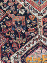 Antique Persian Area Rug Sustainable Luxury Home Decor