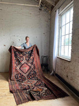 Antique Persian Area Rug Sustainable Luxury Home Decor