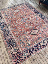 Vintage Persian Hand-knotted Area Rug at Woven Kin Home