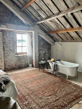 Vintage Persian Area Rug Sustainable Luxury Home Decor