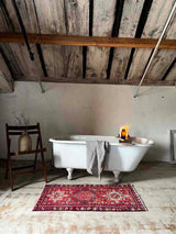 Vintage Persian Area Rug Sustainable Luxury Home Decor