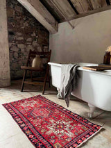 Vintage Persian Area Rug Sustainable Luxury Home Decor