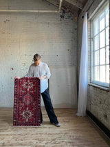 Vintage Persian Area Rug Sustainable Luxury Home Decor