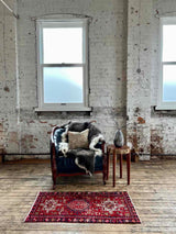 Vintage Persian Area Rug Sustainable Luxury Home Decor