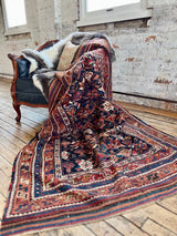 Vintage Persian Area Rug Sustainable Luxury Home Decor