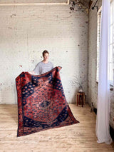 Vintage Persian Area Rug Sustainable Luxury Home Decor