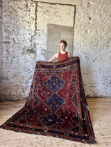 Antique Persian Area Rug Sustainable Luxury Home Decor