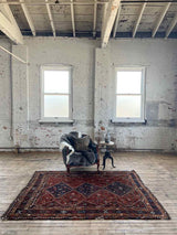 Antique Persian Area Rug Sustainable Luxury Home Decor