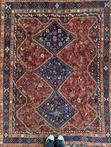 Antique Persian Area Rug Sustainable Luxury Home Decor