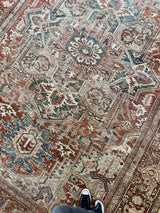 antique Persian rug at Woven Kin Home
