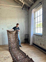 Vintage Persian Runner Rug Sustainable Luxury Home Decor