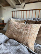 Vintage Rug Pillow Sustainable Home Decor at Woven Kin Home