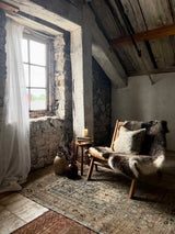 Vintage Rug Pillow Sustainable Home Decor @ Woven Kin Home