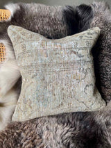 Vintage Rug Pillow Sustainable Home Decor @ Woven Kin Home