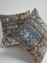 Vintage Rug Pillow Sustainable Home Decor @ Woven Kin Home