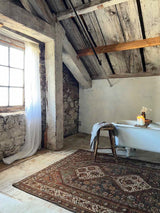 Vintage Persian Area Rug Sustainable Luxury Home Decor