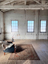 Vintage Persian Area Rug Sustainable Luxury Home Decor