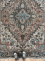 Vintage Persian Area Rug Sustainable Luxury Home Decor