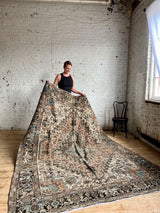 Vintage Persian Area Rug Sustainable Luxury Home Decor