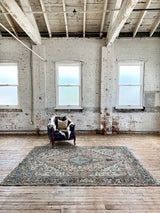 Vintage Persian Area Rug Sustainable Luxury Home Decor