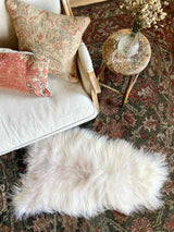 Organic Sheepskin Rug at Woven Kin Home Sustainable Home Decor