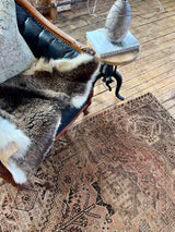 antique Persian accent rug sustainable home decor at Woven Kin Home