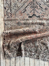 antique Persian accent rug sustainable home decor at Woven Kin Home