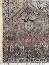 antique Persian accent rug sustainable home decor at Woven Kin Home