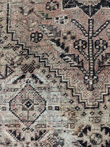 antique Persian accent rug sustainable home decor at Woven Kin Home