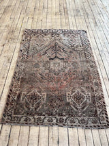antique Persian accent rug sustainable home decor at Woven Kin Home