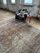Vintage Persian Area Rug Sustainable Luxury Home Decor