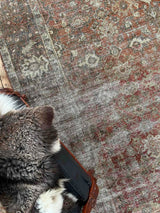 Vintage Persian Area Rug Sustainable Luxury Home Decor