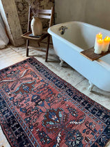 Antique Persian Area Rug Sustainable Luxury Home Decor