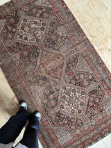 Vintage Persian Area Rug Sustainable Luxury Home Decor