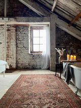 Vintage Persian Area Rug Sustainable Luxury Home Decor