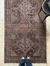 Vintage Persian Area Rug Sustainable Luxury Home Decor