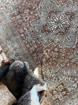 Vintage Persian Area Rug Sustainable Luxury Home Decor